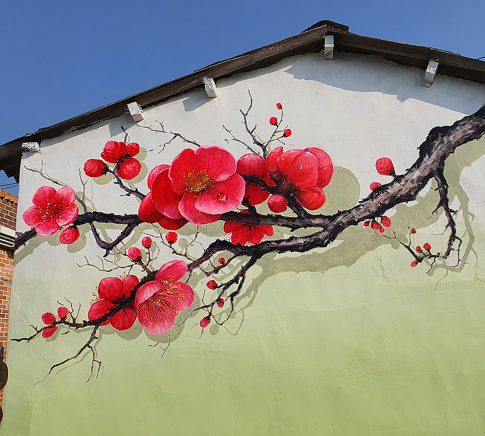 임자도 홍매화 벽화